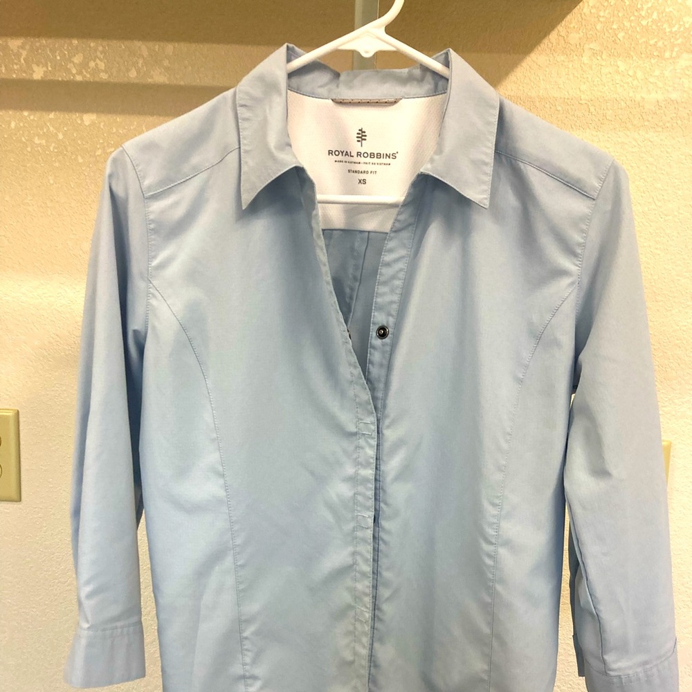 Royal Robbins Expedition II 3/4 sleeves Light Blue